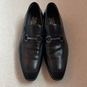 Salvatore Ferragamo Men’s Leather Horsebit Loafers